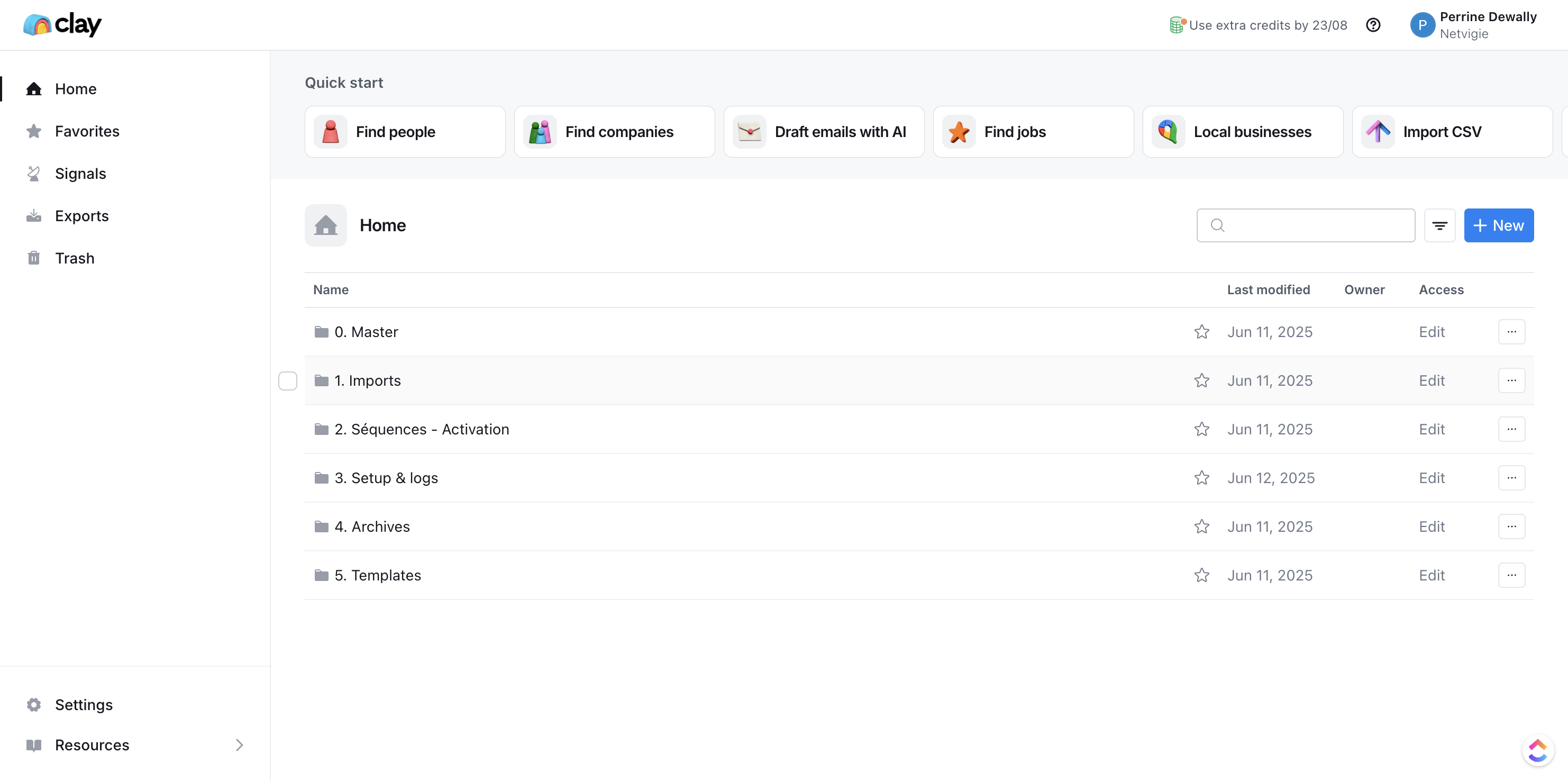 Step #2: Cliquez sur "1. Imports"