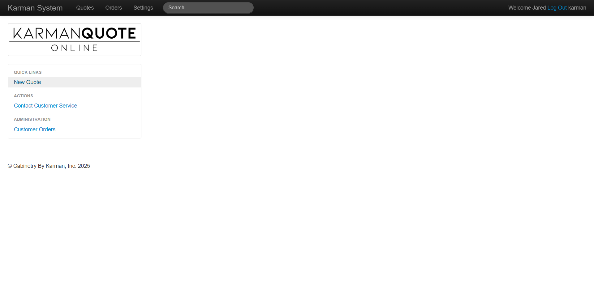 Step #3: Click "New Quote"