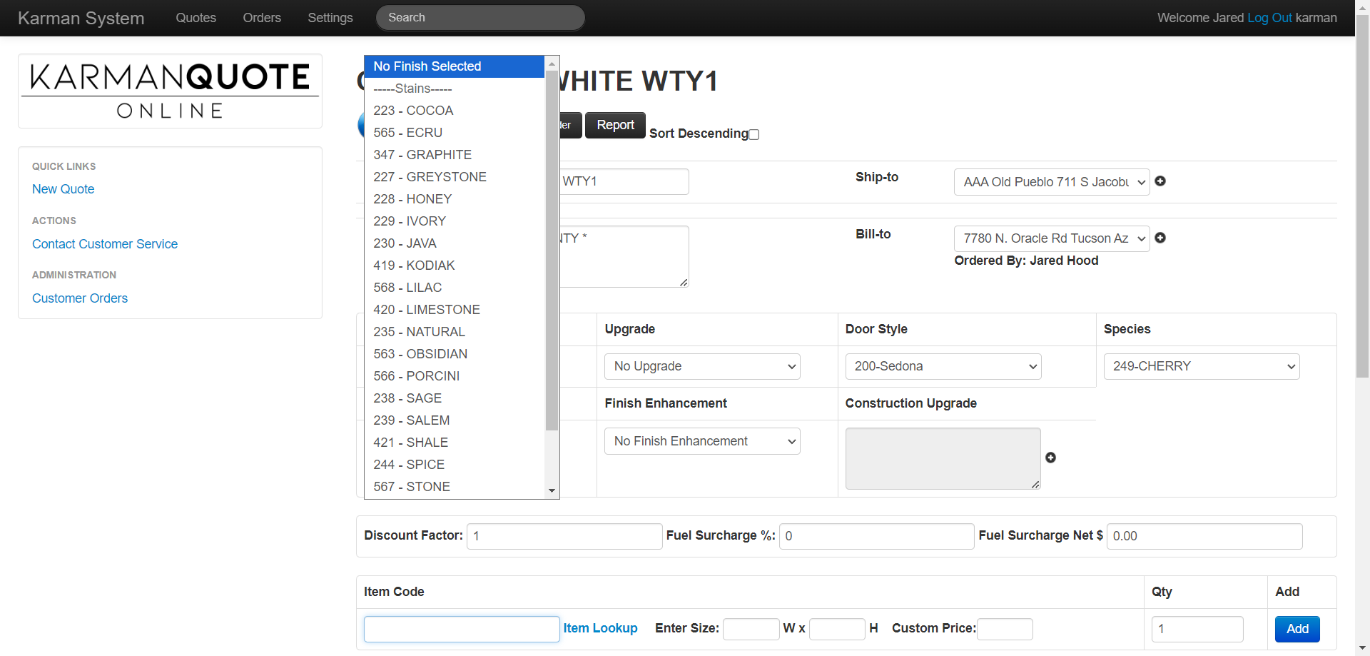 Step #11: Click "Finish" and select the appropriate finish from the drop-down