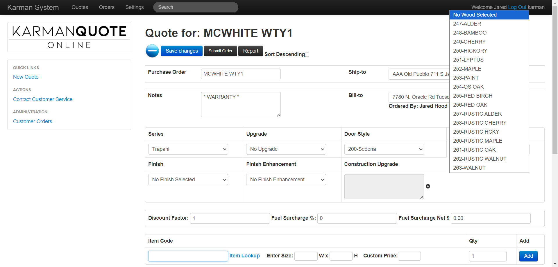 Step #10: Click "Species" and select the appropriate species from the drop-down