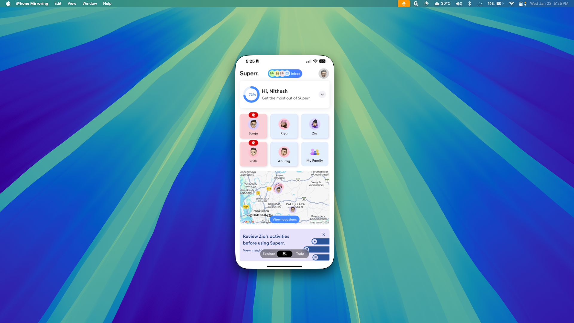 Step #1: Tap on the child on whose device you want to disable protection