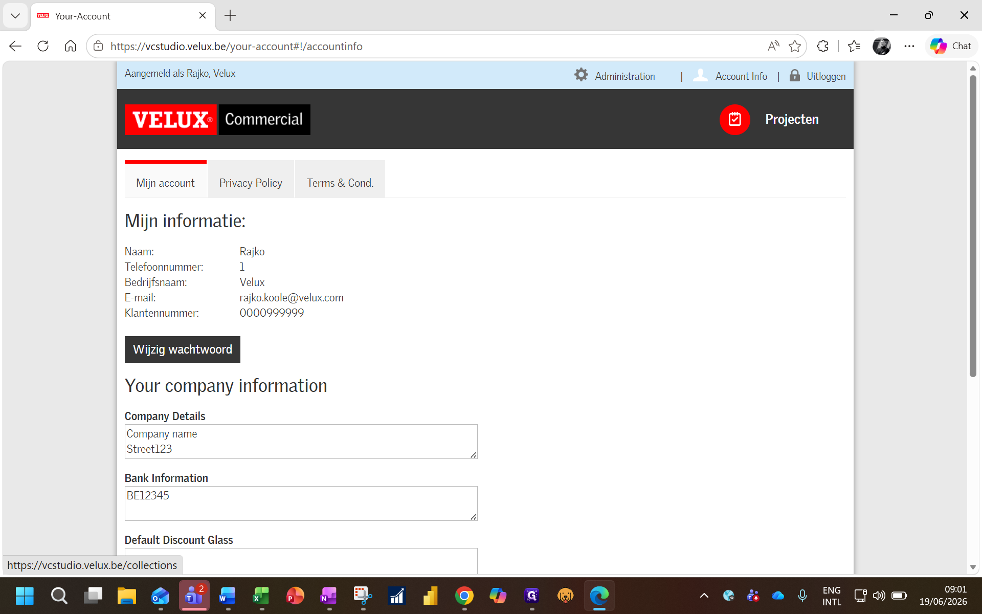 Step #6: Click Projects in the navigation bar to exit the settings and start building your first proposal.