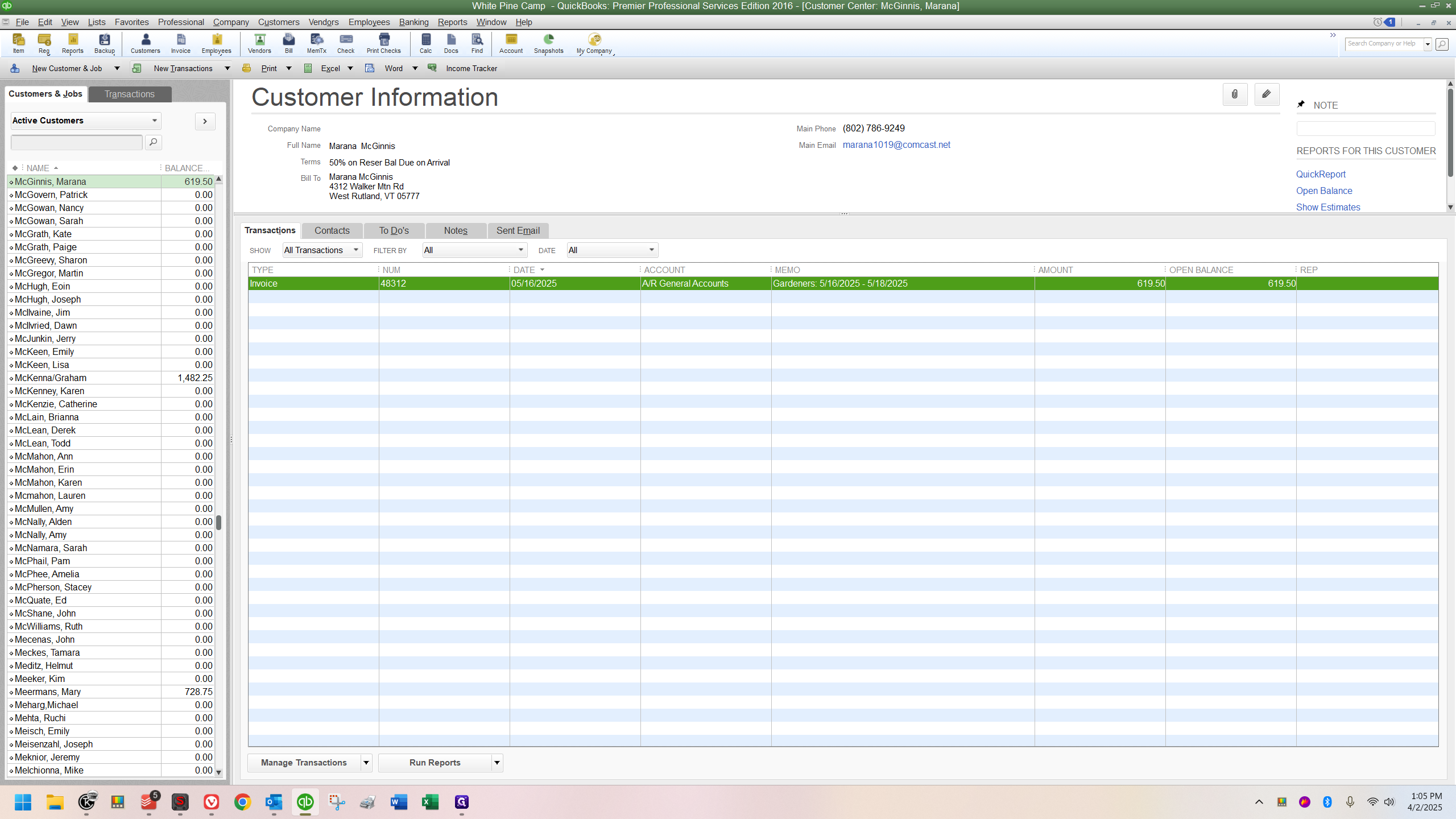 Step #6: Double-click on "New Transactions"