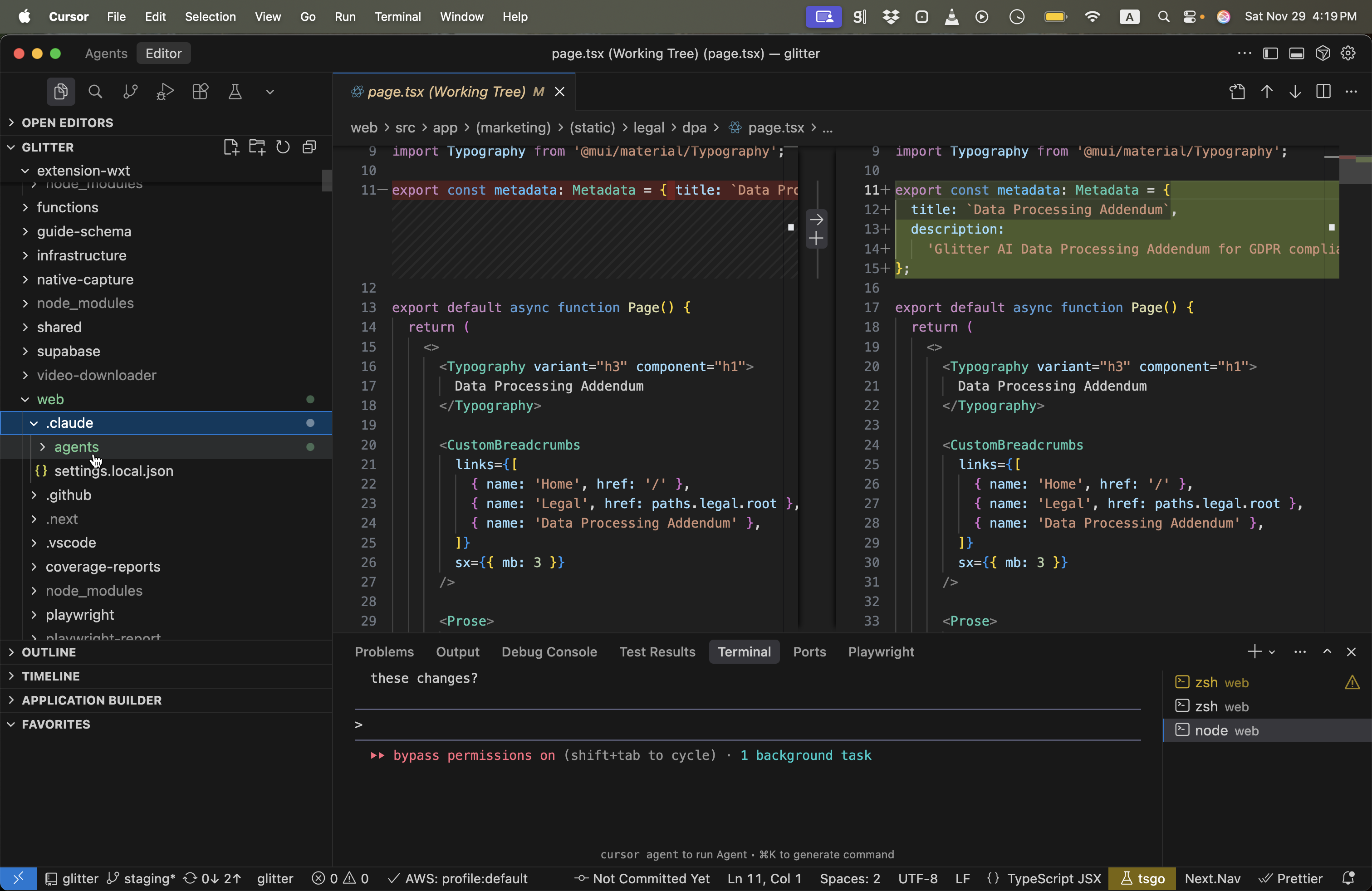 Step #24: לחצו על "> agents"