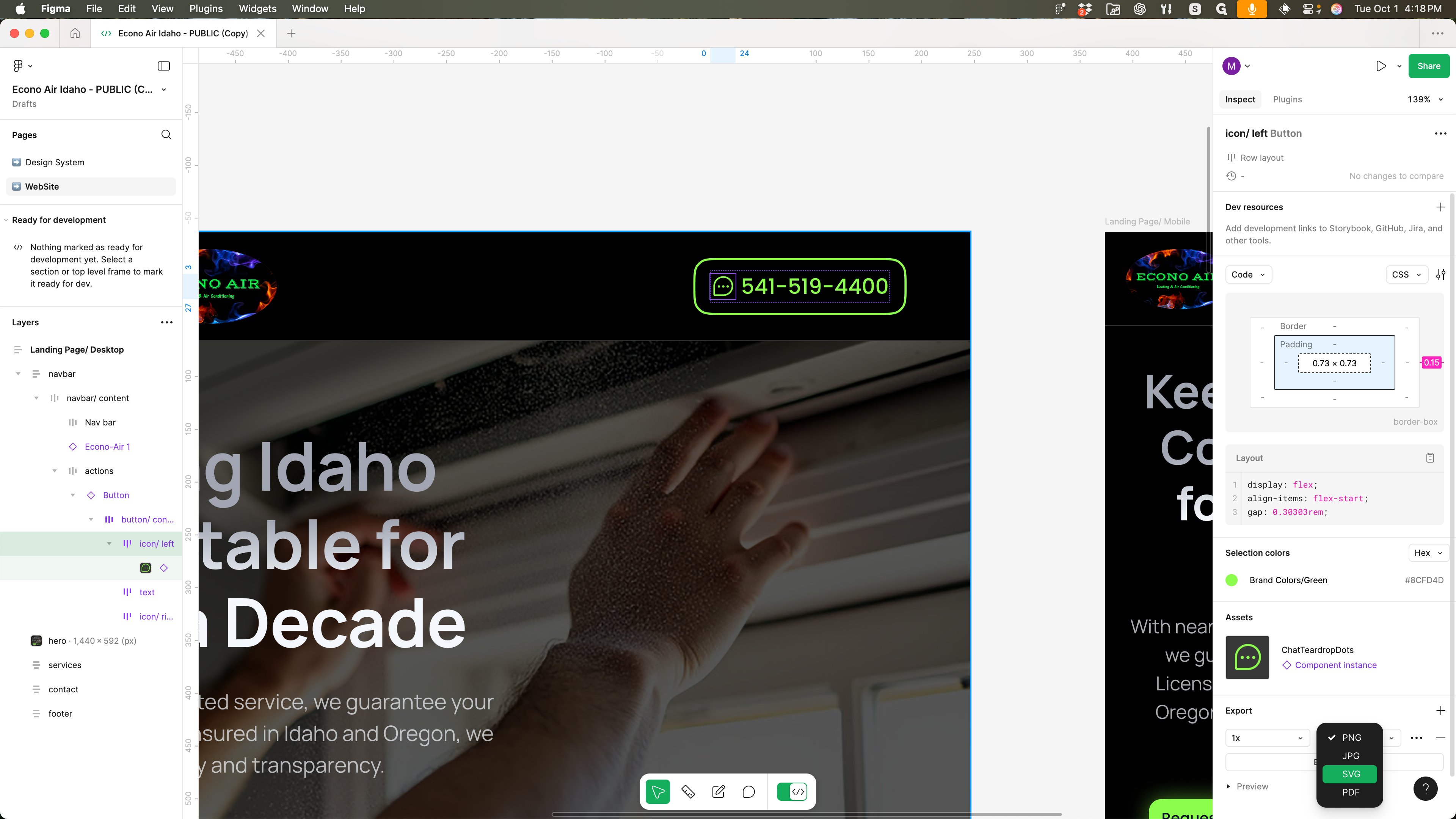 Step #12: Click on "SVG"