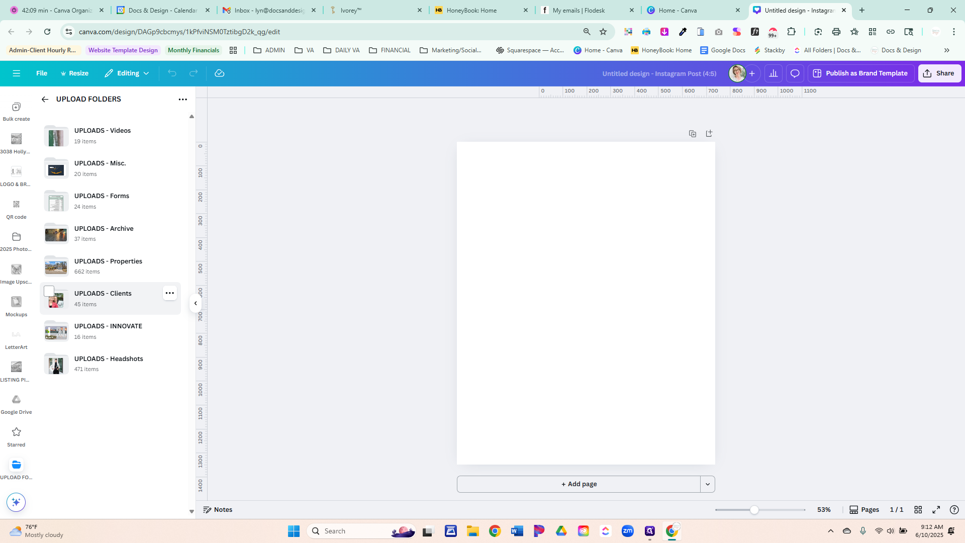 Step #10: "UPLOADS - Clients"
