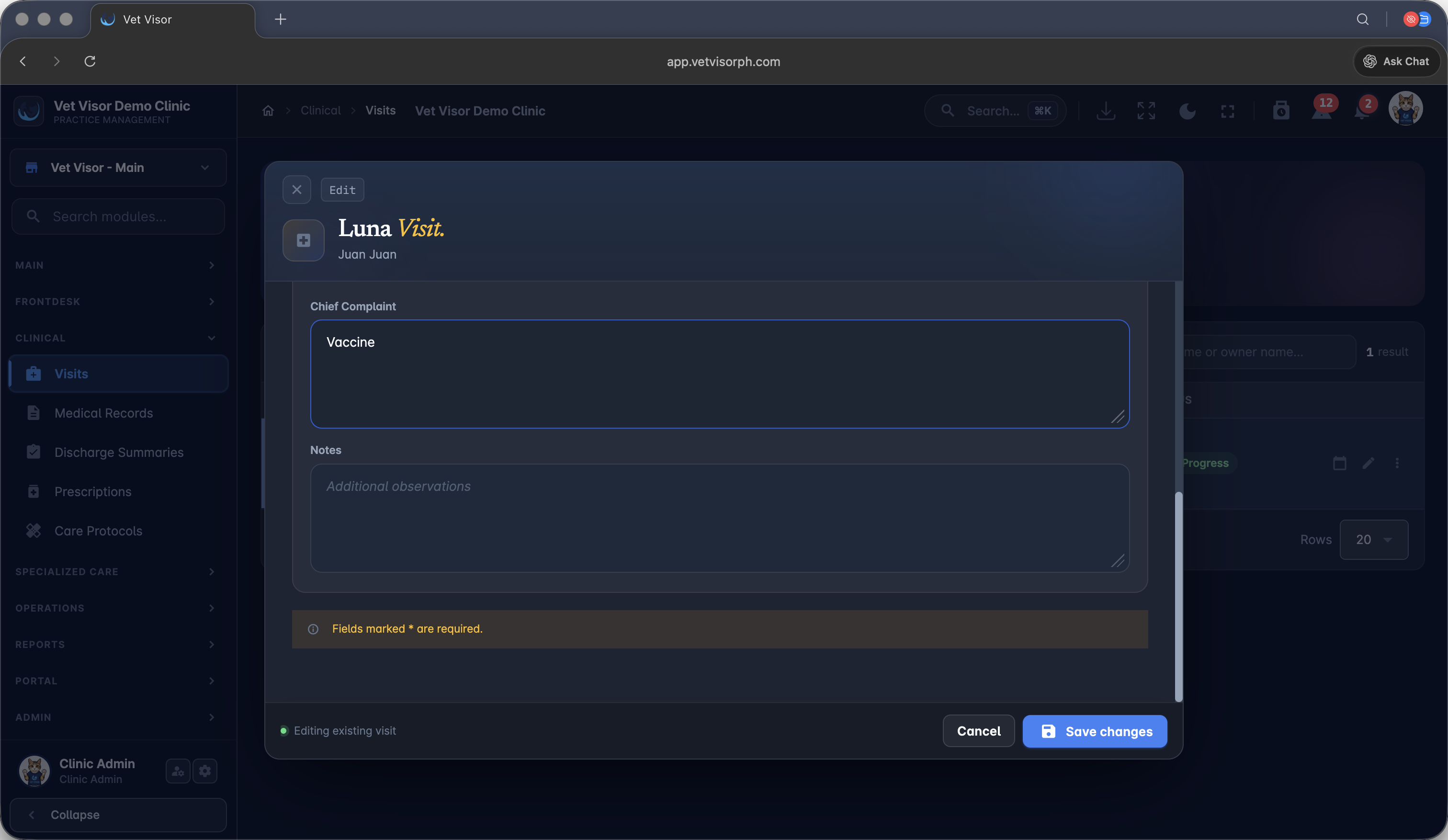 Step #14: Click Save changes.