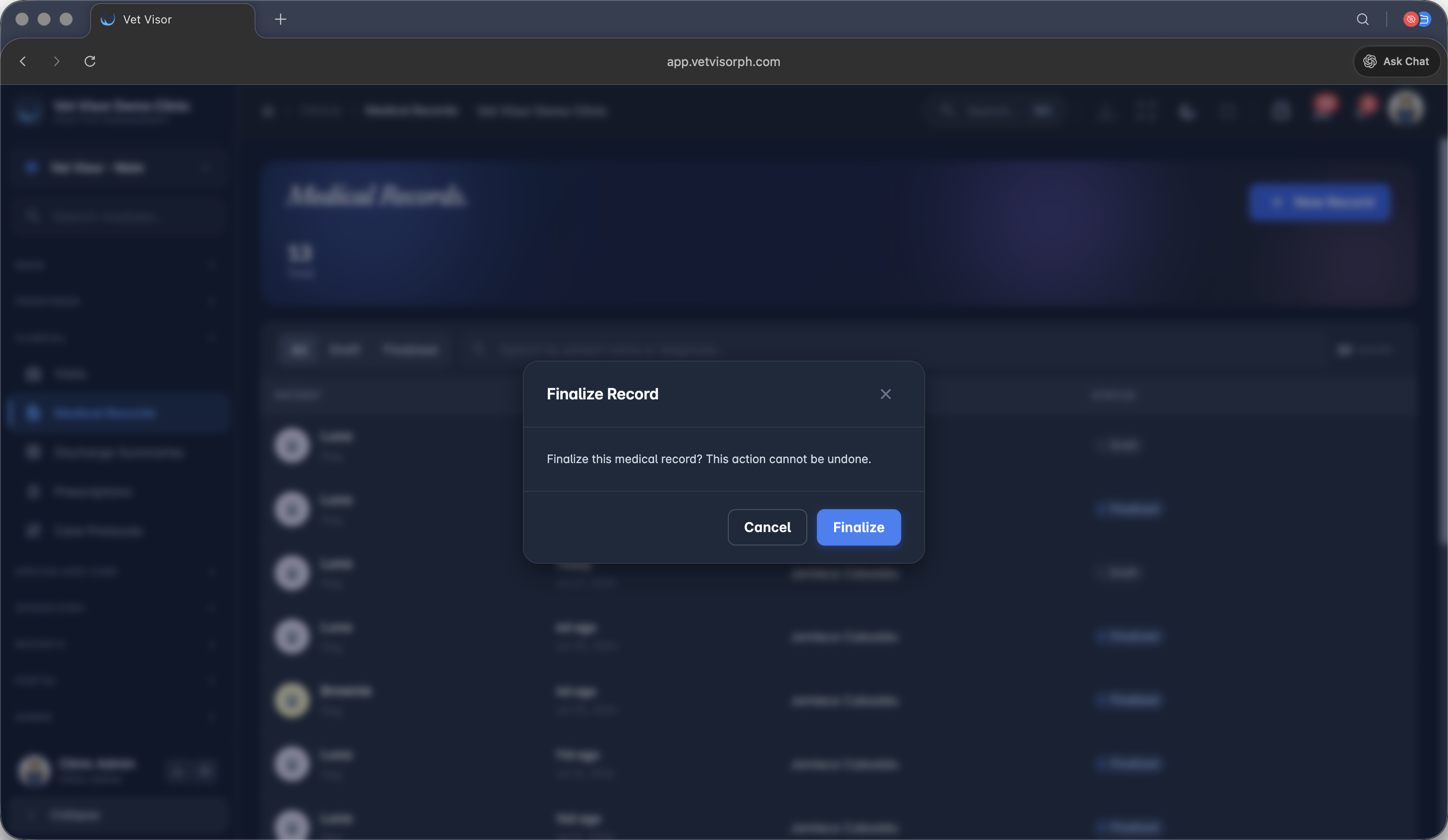 Step #33: Review the warning prompt and click Finalize.